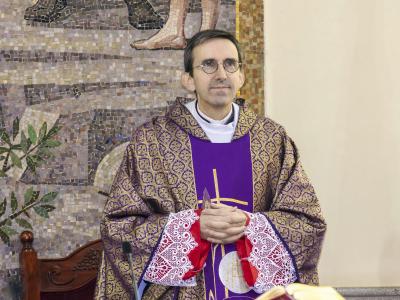 Le directeur de l’œuvre d’Orient Mgr Hugues de Woillemont